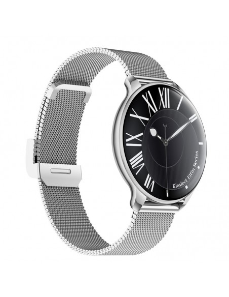 Kieslect Lady Watch Elfin Silver avec écran AMOLED haute résolution Kieslect Lady Watch Elfin Silver avec écran AMOLED haute résolution