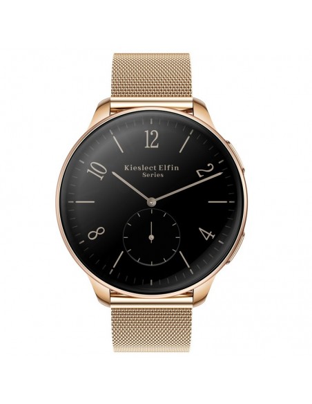 Montre connectée femme rose gold au boîtier ultra-fin élégant Montre connectée femme rose gold au boîtier ultra-fin élégant