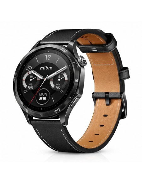 Mibro Watch GT Dark Tarnish vue avant écran AMOLED circulaire