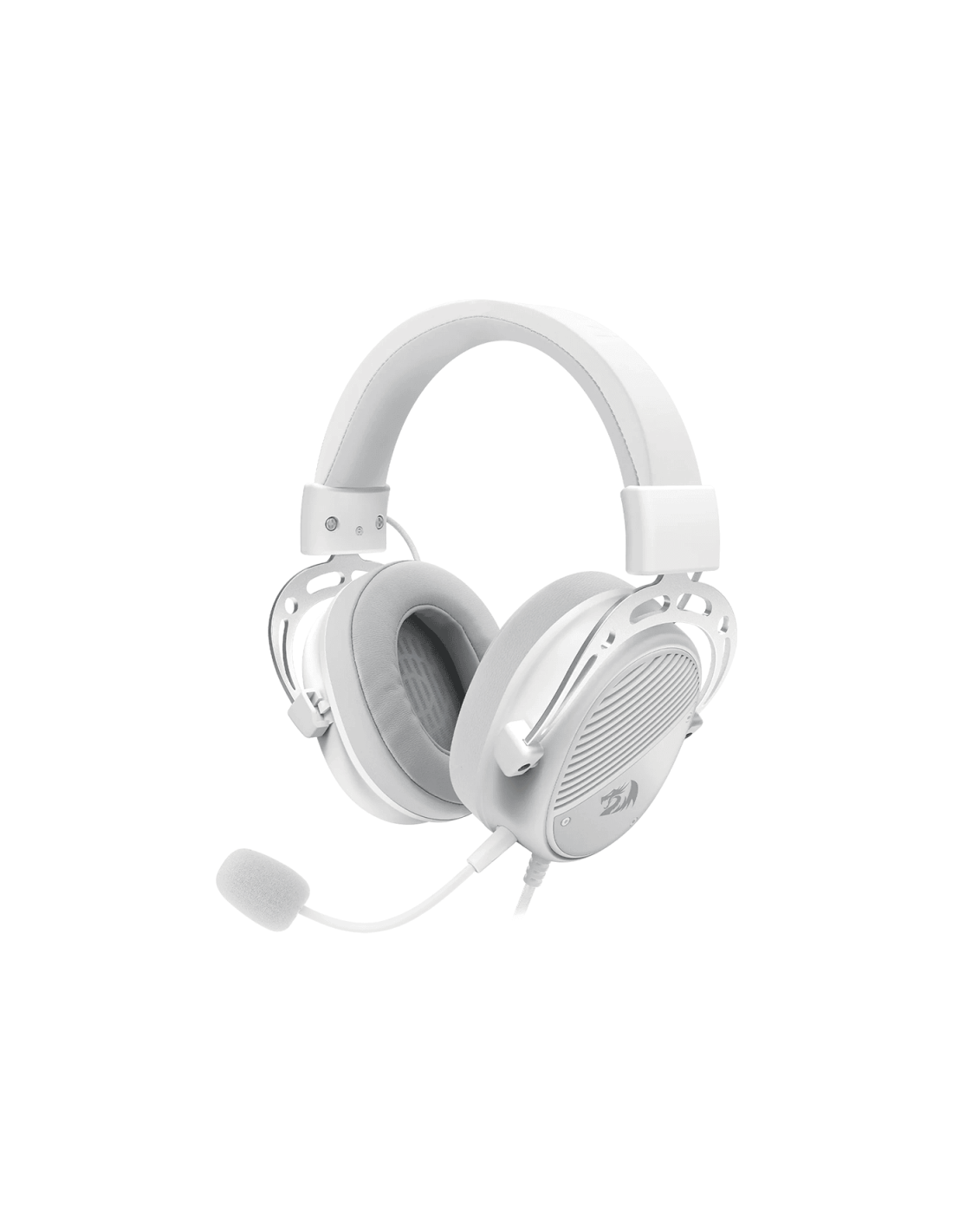 Vue frontale casque Redragon THORI'DAL H730 blanc