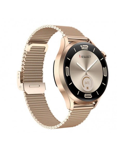 Smartwatch femme Gold avec bracelet silicone pour le sport Smartwatch femme Gold avec bracelet silicone pour le sport