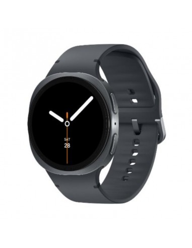 Samsung Galaxy Watch8 44mm SM-L330NDAAMEA vue de face graphite Samsung Galaxy Watch8 44mm SM-L330NDAAMEA vue de face graphite