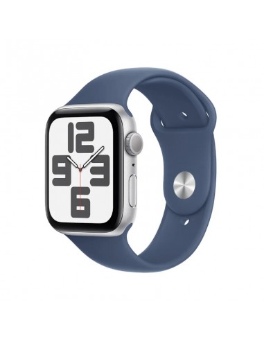 Apple Watch SE GPS 44mm argent avec bracelet sport Denim Apple Watch SE GPS 44mm argent avec bracelet sport Denim