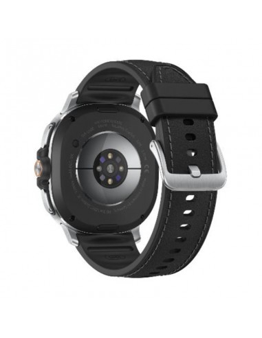 Smartwatch Samsung noire avec bracelet élégant en cuir Smartwatch Samsung noire avec bracelet élégant en cuir