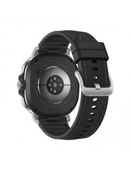 Smartwatch Samsung noire avec bracelet élégant en cuir Smartwatch Samsung noire avec bracelet élégant en cuir