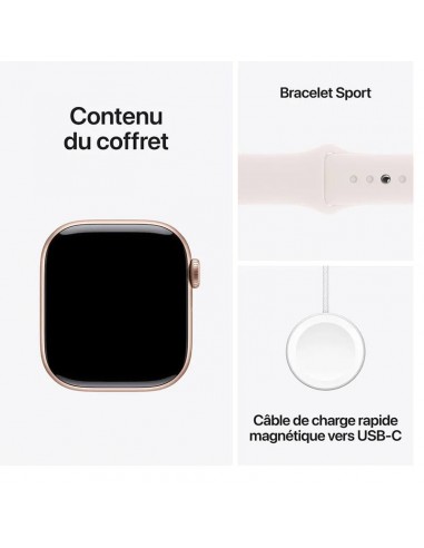 Apple Watch Series 10 42mm MWWH3QF/A avec écran OLED Retina Apple Watch Series 10 42mm MWWH3QF/A avec écran OLED Retina