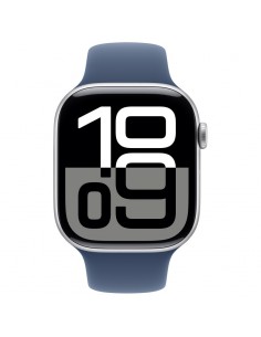 Apple Watch Series 10 MWWM3QF/A argent avec bracelet Denim 2