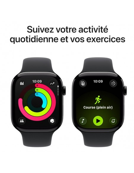 Apple Watch Series 11 MEUX4ZR/A bracelet noir M/L Apple Watch Series 11 MEUX4ZR/A bracelet noir M/L