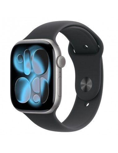 MEV44MP/A Apple Watch Series 11 gris sidéral bracelet noir MEV44MP/A Apple Watch Series 11 gris sidéral bracelet noir