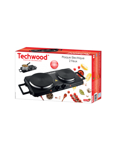 Plaque électrique TECHWOOD TPE-2506 / 2 feux / 2500W(TPE-2506) Plaque électrique TECHWOOD TPE-2506 / 2 feux / 2500W(TPE-2506)