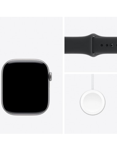 Apple Watch bracelet sport noir M/L confortable au quotidien Apple Watch bracelet sport noir M/L confortable au quotidien