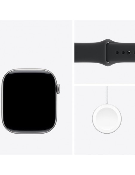 Apple Watch bracelet sport noir M/L confortable au quotidien Apple Watch bracelet sport noir M/L confortable au quotidien