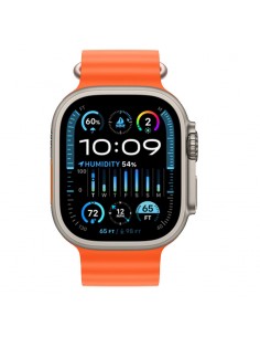 MREH3NF/A Apple Watch Ultra 49mm titane bracelet Orange Océan 2