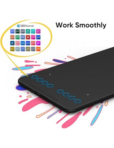 Tablette Graphique Xp-pen Deco mini7 V2 Noir(DECO-MINI7-V2) Tablette Graphique Xp-pen Deco mini7 V2 Noir(DECO-MINI7-V2)