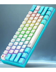 Clavier Gaming Tunisie : HAVIT KB903L RGB BACKLIT Filaire Blanc 2
