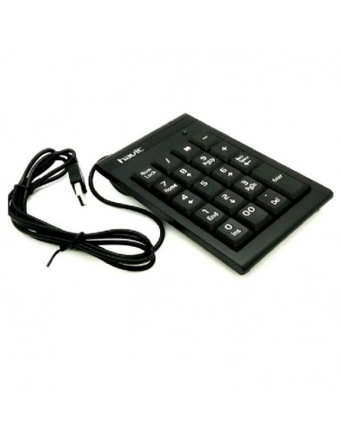 Pavé Numérique Filaire HAVIT KB223 - Noir (KB223)