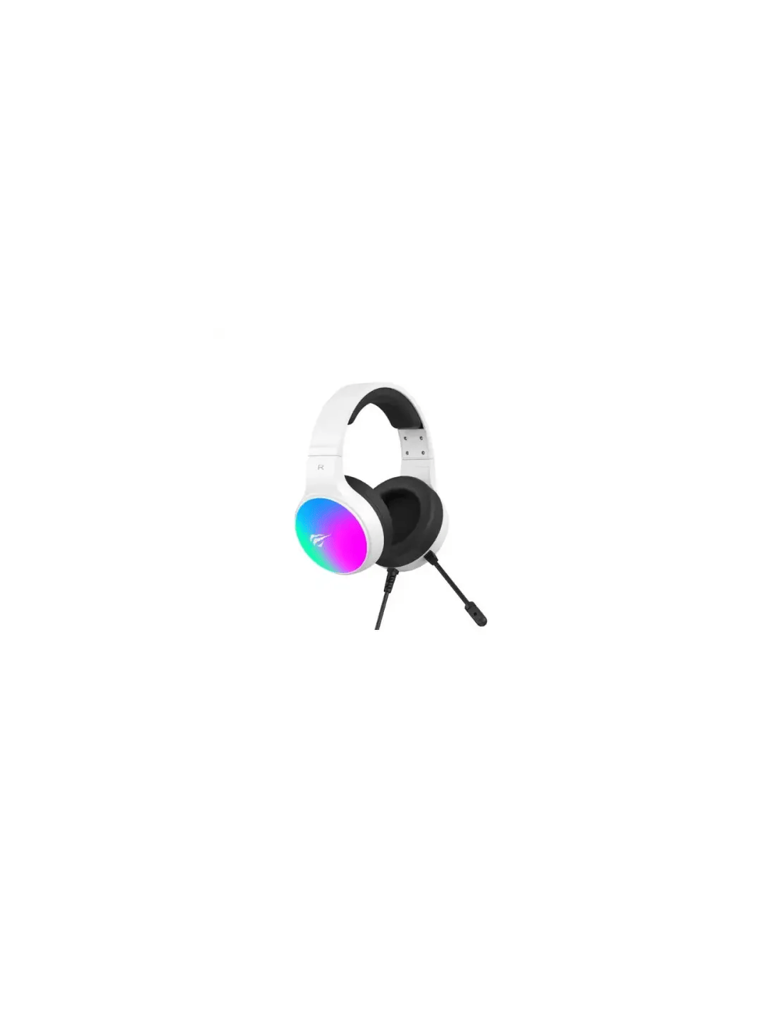Micro Casque Gamer HAVIT H2043U avant blanc