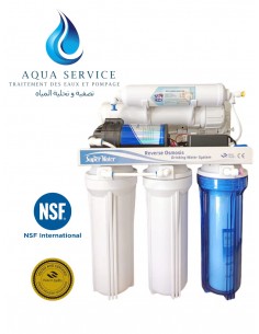 osmoseur 5 stades avec pompe pour filtration eau potable maison