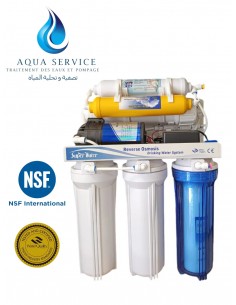 osmoseur domestique 6 Stades avec pompe booster pour filtration eau