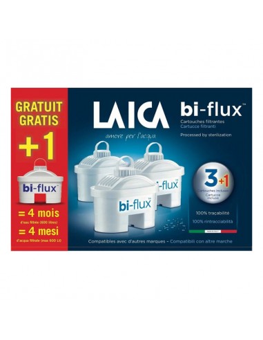 Cartouches filtrantes LAICA Biflux pour eau du robinet Cartouches filtrantes LAICA Biflux pour eau du robinet