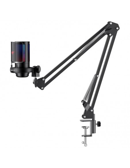 Microphone Gamer Tunisie : Havit GK50 PRO RGB Noir Microphone Gamer Tunisie : Havit GK50 PRO RGB Noir