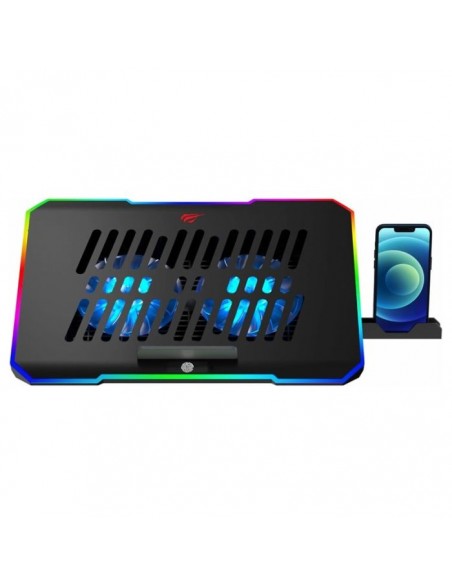 Refroidisseur Gamer HAVIT F2069 Pour PC Portable 17" - Noir