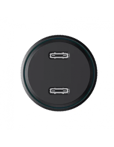 Chargeur Allume Cigare Aluminium HAVIT CC2014 / Double USB-C(HV-CC2014)