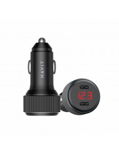 Chargeur Allume Cigare Aluminium HAVIT CC2014 / Double USB-C(HV-CC2014) 2