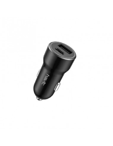 Chargeur Allume Cigare HAVIT CC2022 / USB Type C + USB QC 3.0