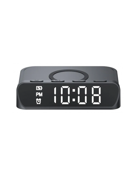 Station de Charge Sans-Fil avec Réveil Alarme HAVIT (W3031-BK) Station de Charge Sans-Fil avec Réveil Alarme HAVIT (W3031-BK)