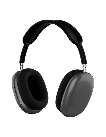 Casque audio Bluetooth P9 noir avec microphone intégré Casque audio Bluetooth P9 noir avec microphone intégré