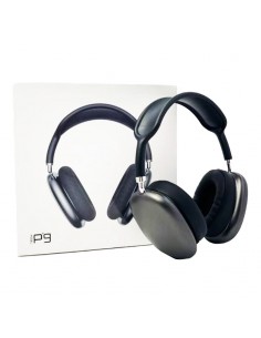 Casque audio Bluetooth P9 noir avec microphone intégré 2