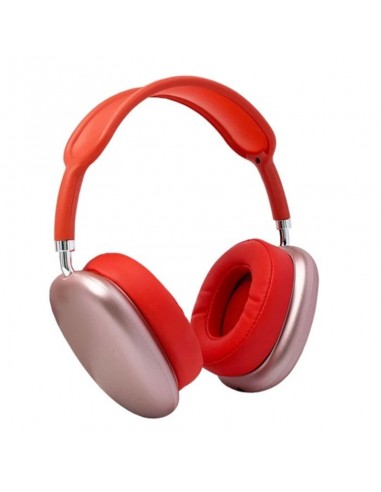 Casque Bluetooth rechargeable rouge avec microphone intégré mains libres Casque Bluetooth rechargeable rouge avec microphone intégré mains libres