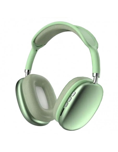 Casque audio Bluetooth P9 Vert avec microphone intégré Casque audio Bluetooth P9 Vert avec microphone intégré