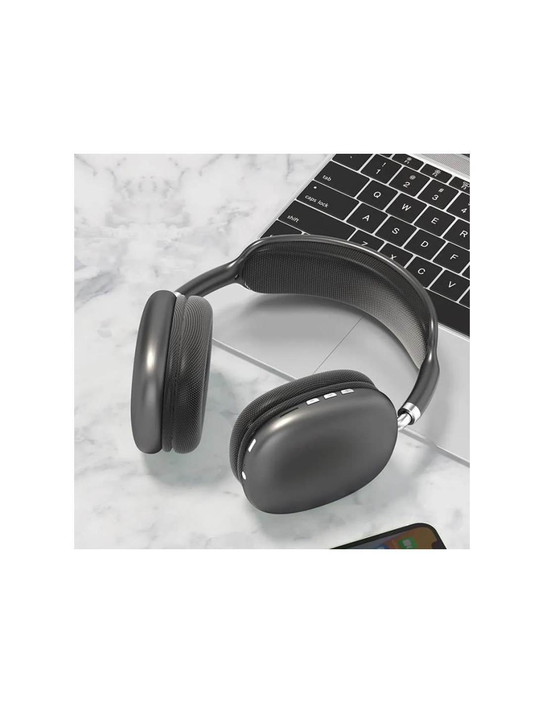 Casque P9 Pro Max Noir avec emplacement carte mémoire