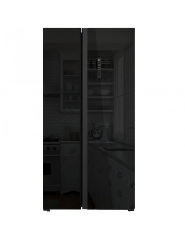 Réfrigérateur Side By Side Hyundai 505L NoFrost Inverter Verre Noir(HYN-91SBS2DBG)