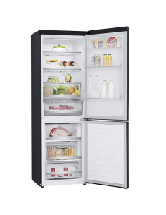 Réfrigérateur Combiné LG Avec Afficheur 374 Litres No Frost MATTE BLACK(GW-B459NQFM) 2