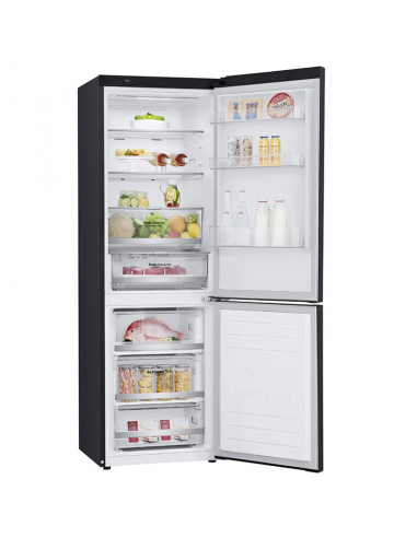 Réfrigérateur Combiné LG Avec Afficheur 374 Litres No Frost MATTE BLACK(GW-B459NQFM)