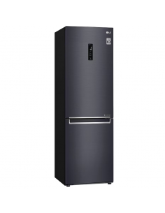 Réfrigérateur Combiné LG Avec Afficheur 374 Litres No Frost MATTE BLACK(GW-B459NQFM)