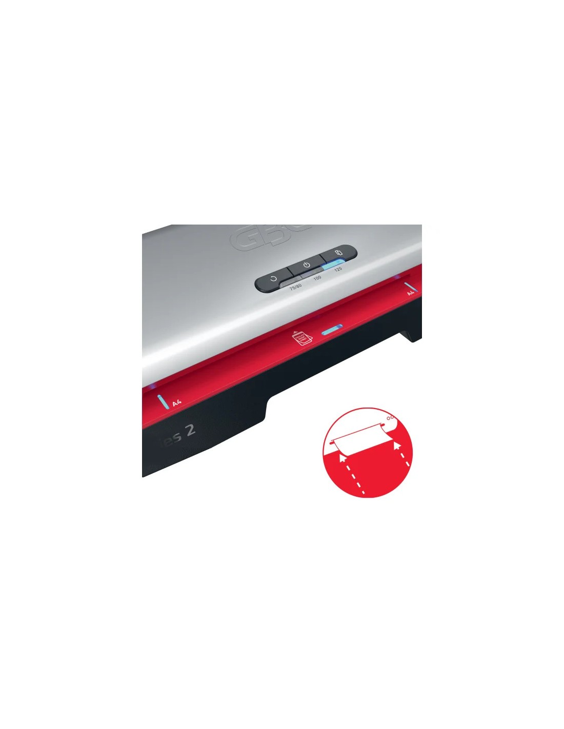 Plastifieuse professionnelle A4 GBC noir et rouge