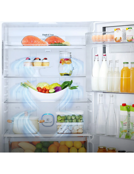 Réfrigérateur LG GL-C432HLCM 410 Litres Smart - Platinum Silver(GL-C432HLCM)