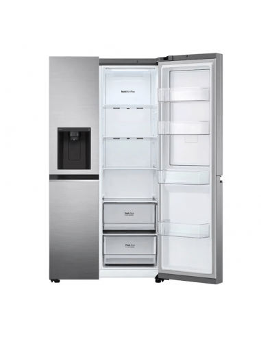 Réfrigérateur LG 617 Litres Side by Side Smart Inverter GC-J257SL2S Silver(GC-J257S125)