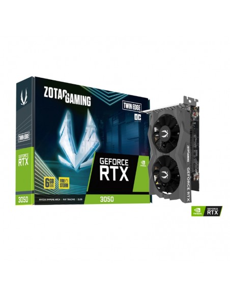 Zotac Gaming GeForce RTX 3050 6Go GDDR6 Twin Edge OC (ZT-A30510G-10L) Zotac Gaming GeForce RTX 3050 6Go GDDR6 Twin Edge OC (ZT-A30510G-10L)