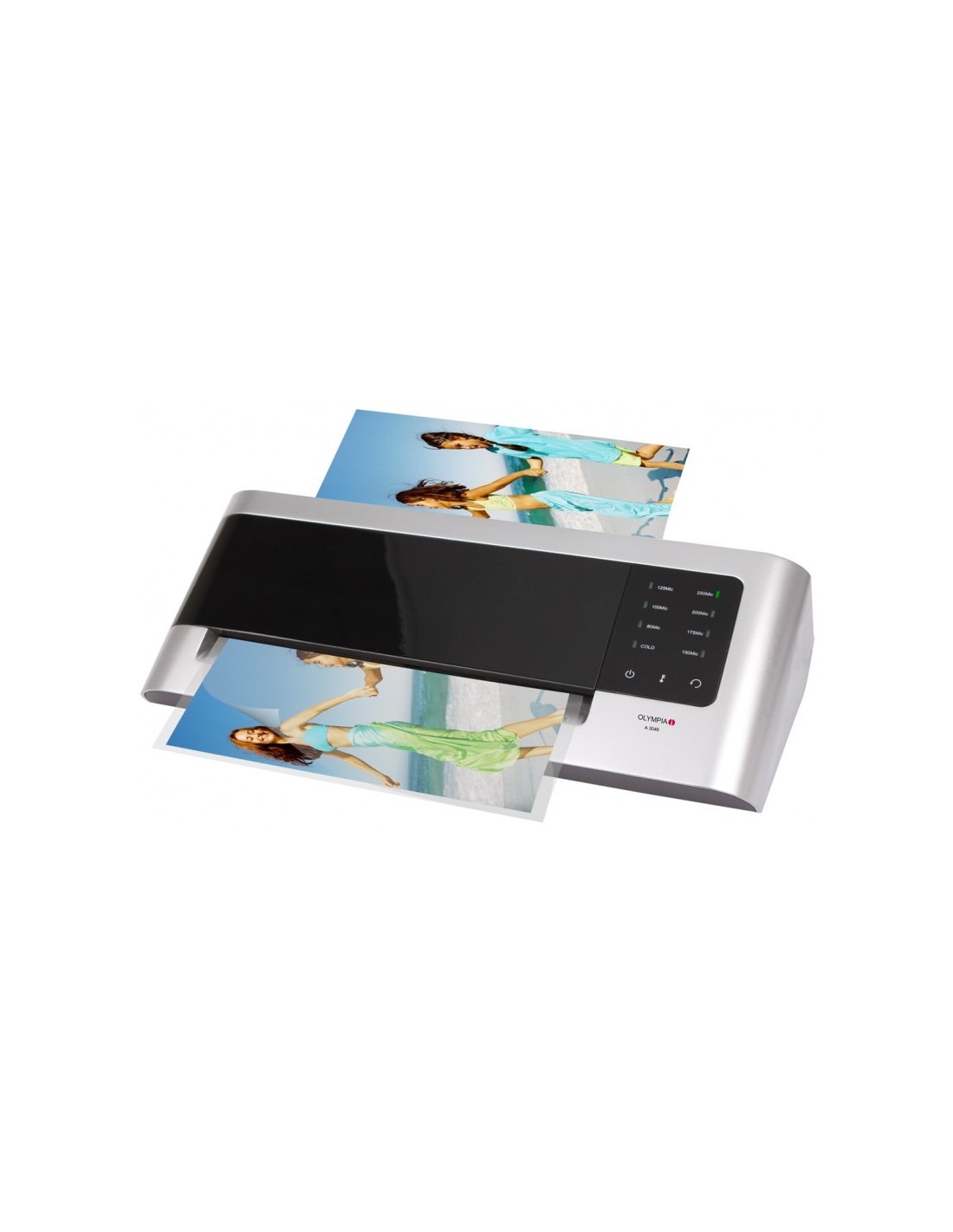 Plastifieuse OLYMPIA A3 A3048 vue de face noire