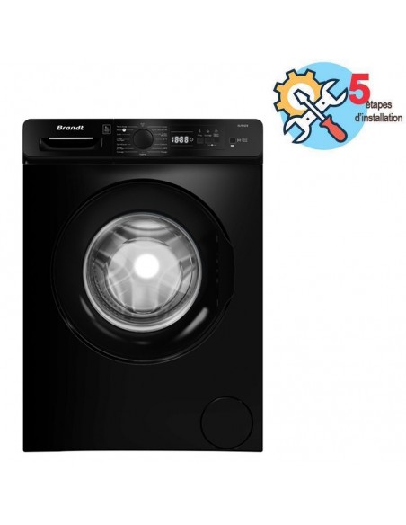 Machine à laver Brandt 8 kg avec afficheur Machine à laver Brandt 8 kg avec afficheur