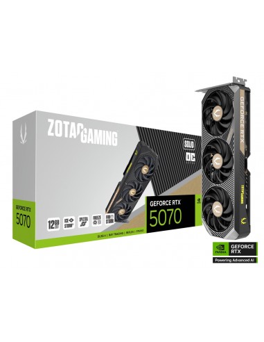 Carte Graphique ZOTAC GAMING GeForce RTX 5070 SOLID OC(ZT-B50700J-10P)