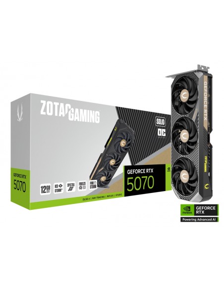 Carte Graphique ZOTAC GAMING GeForce RTX 5070 SOLID OC(ZT-B50700J-10P) Carte Graphique ZOTAC GAMING GeForce RTX 5070 SOLID OC(ZT-B50700J-10P)