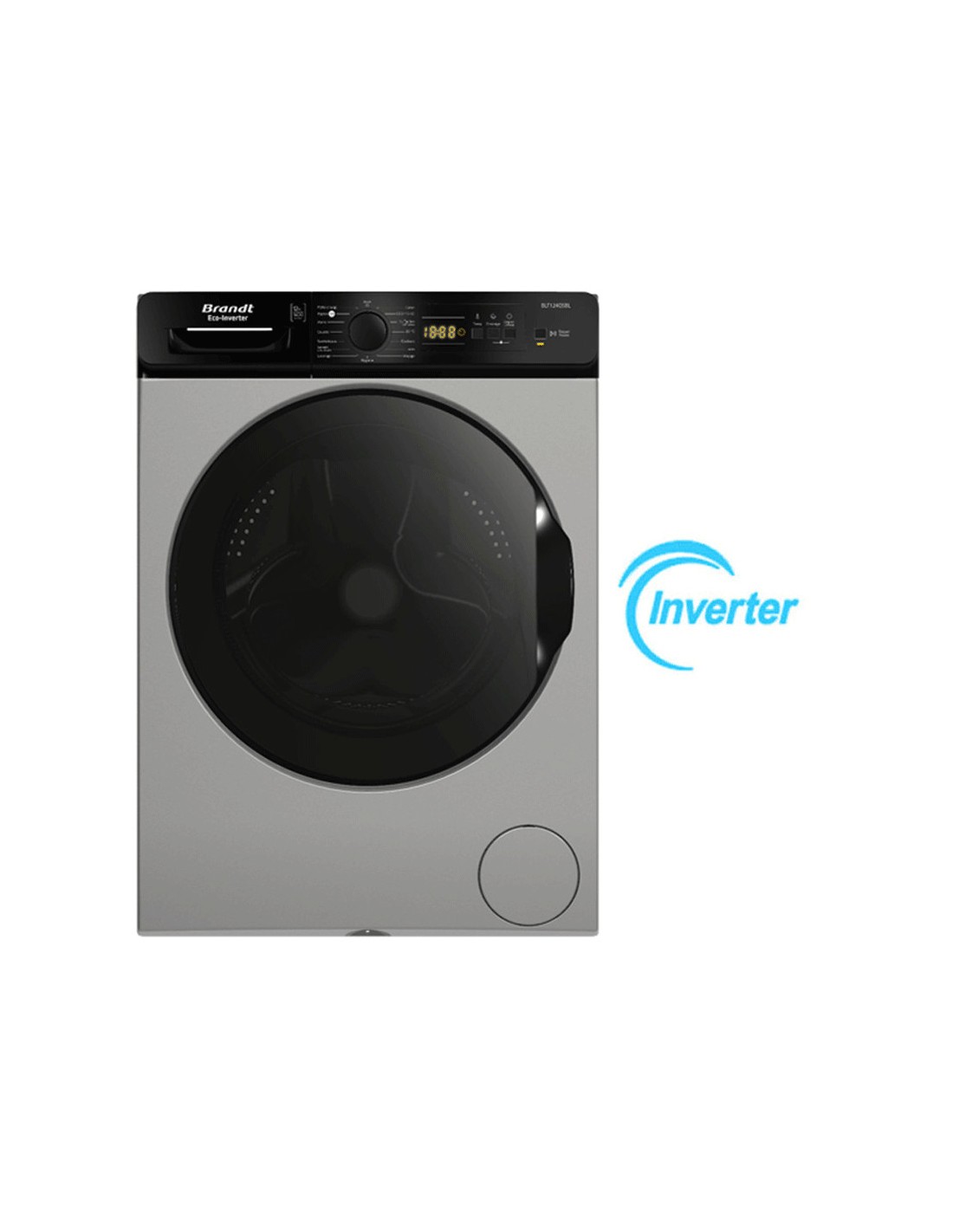Lave-linge Brandt 12 kg affichage LED et commandes