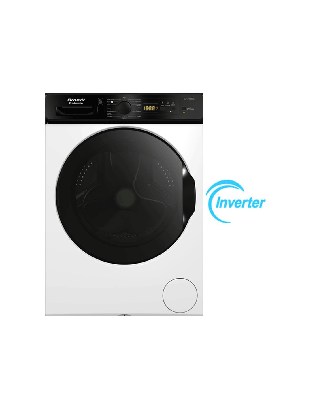 Machine à laver Brandt BLF124QWBL panneau de contrôle