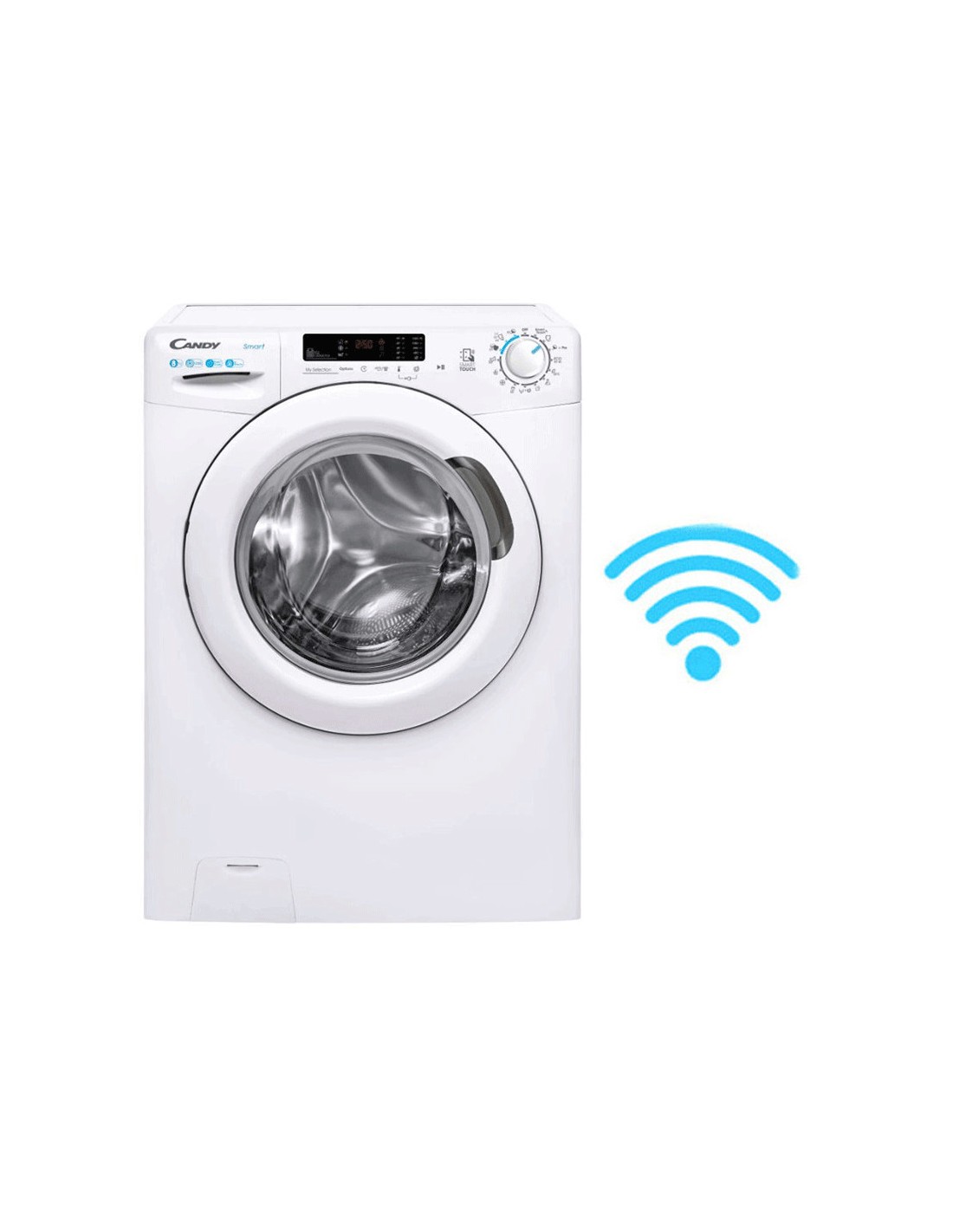 Lave-linge Candy Smart 8 kg avec technologie NFC
